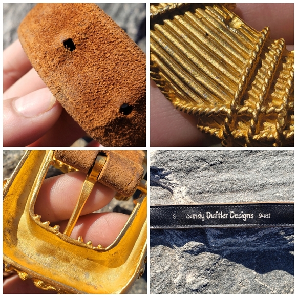 golden🌟treasure vintage belt sz S - Picture 7 of 8